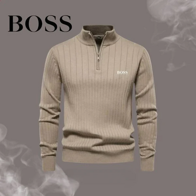 Boss - Suéter casual para hombre