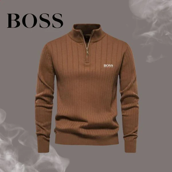 Boss - Suéter casual para hombre