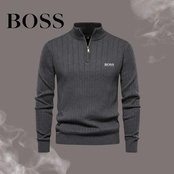 Boss - Suéter casual para hombre