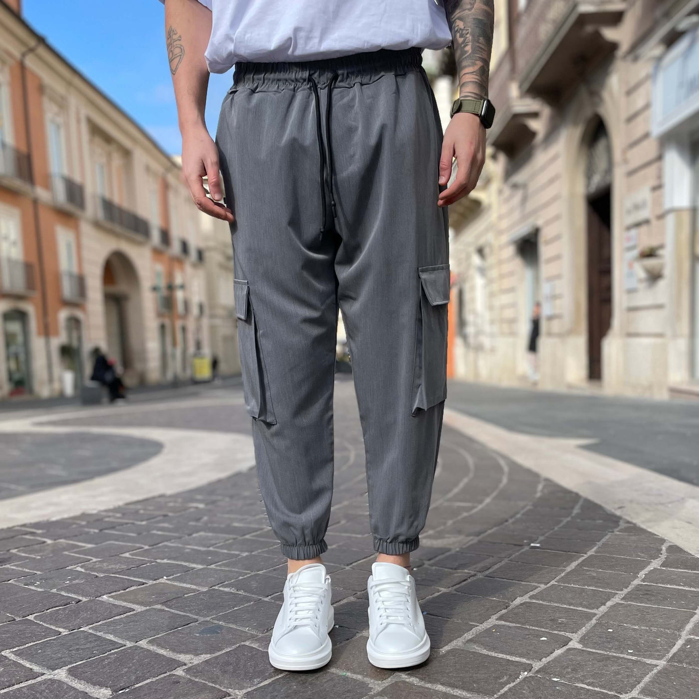 Orlando ™ |  Cargo Terciopelo Gris