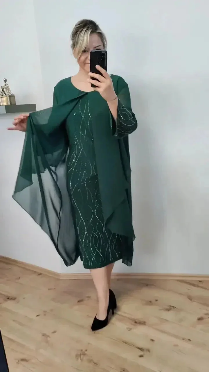 Moda™ Vestido de gasa a la moda